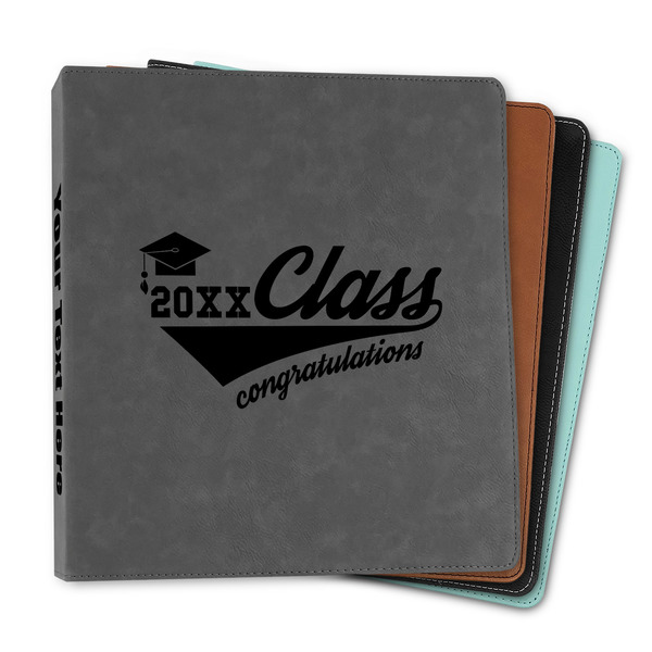 Custom Graduating Students Leather Binder - 1" (Personalized)