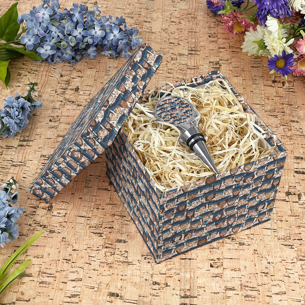 Graduating Students Gift Boxes with Lid - Canvas Wrapped - Medium - In Context