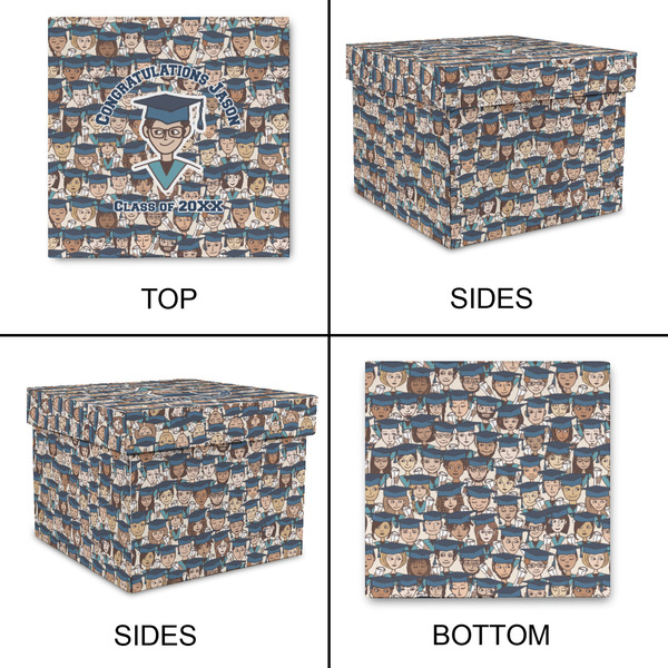 Graduating Students Gift Boxes with Lid - Canvas Wrapped - Small - Approval