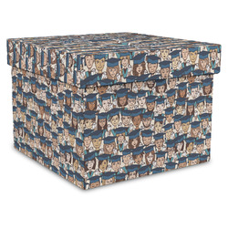 Graduating Students Gift Box with Lid - Canvas Wrapped - XX-Large (Personalized)