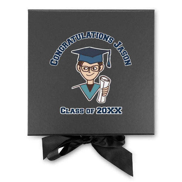 Graduating Students Gift Boxes with Magnetic Lid - Black - Approval