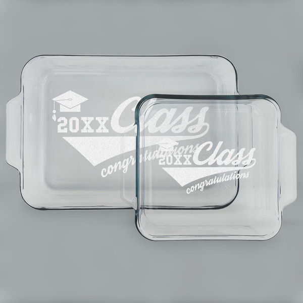 Graduating Students Glass Baking Dish Set - MAIN (set)