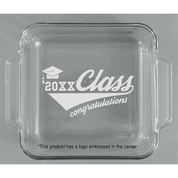 Graduating Students Glass Cake Dish - APPROVAL (8x8)