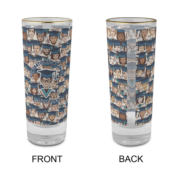 Graduating Students Glass Shot Glass - 2 oz - Single - APPROVAL