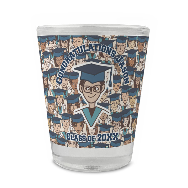 Custom Graduating Students Glass Shot Glass - 1.5 oz - Set of 4 (Personalized)