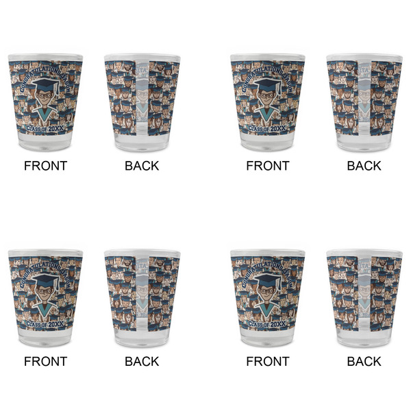 Graduating Students Glass Shot Glass - Standard - Set of 4 - APPROVAL