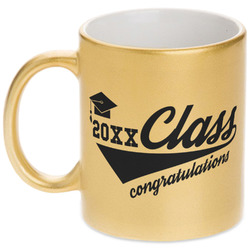 Graduating Students Metallic Gold Mug (Personalized)