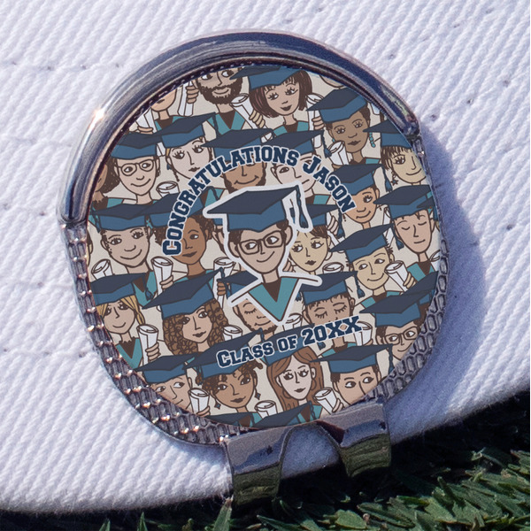 Custom Graduating Students Golf Ball Marker - Hat Clip