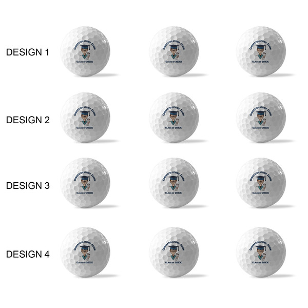 Graduating Students Golf Balls - Generic - Set of 12 - APPROVAL
