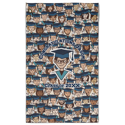 Graduating Students Golf Towel - Poly-Cotton Blend w/ Name or Text