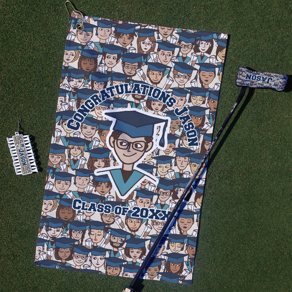 Custom Graduating Students Golf Towel Gift Set (Personalized)