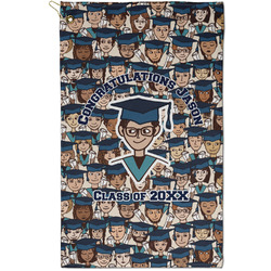 Graduating Students Golf Towel - Poly-Cotton Blend - Small w/ Name or Text