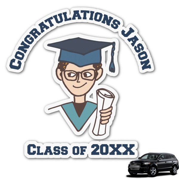 Custom Graduating Students Graphic Car Decal (Personalized)