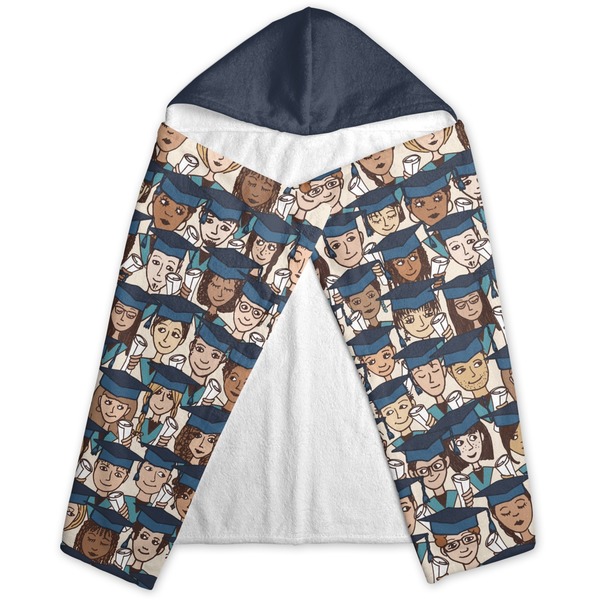Graduating Students Hooded Towel - Folded
