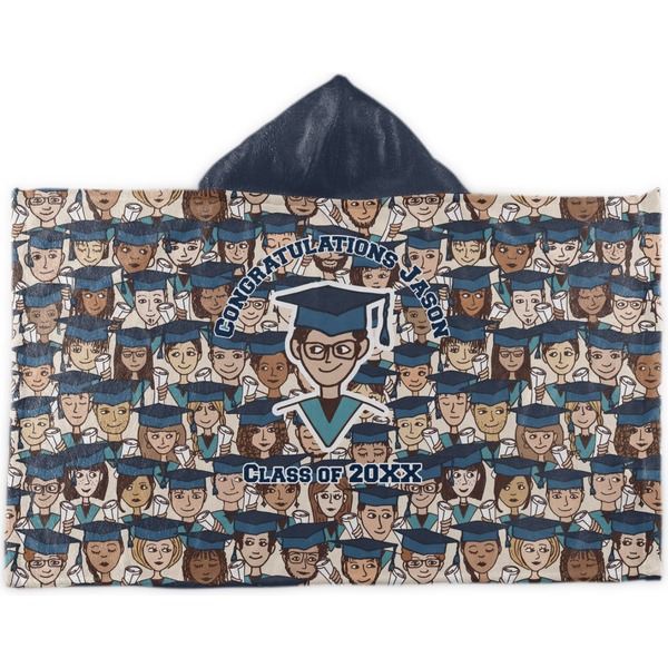 Custom Graduating Students Kids Hooded Towel (Personalized)