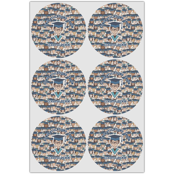 Graduating Students Icing Circle - Large - Set of 6
