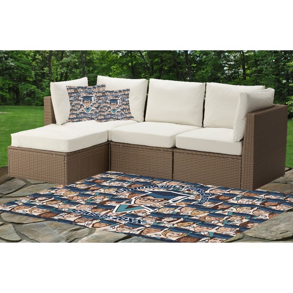 Graduating Students Indoor / Outdoor Rug & Cushions