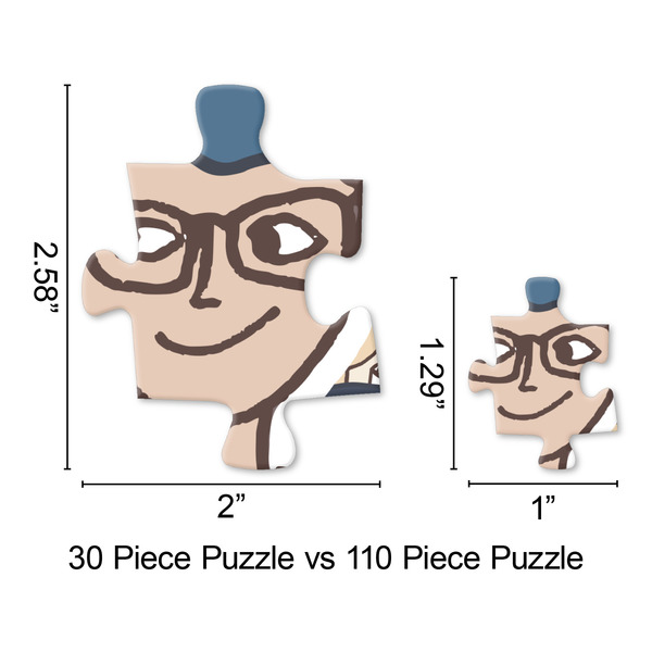 Graduating Students Jigsaw Puzzle - Piece Comparison