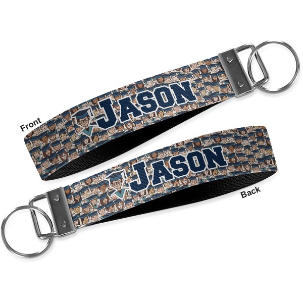 Graduating Students Key-chain - Metal and Nylon - Front and Back