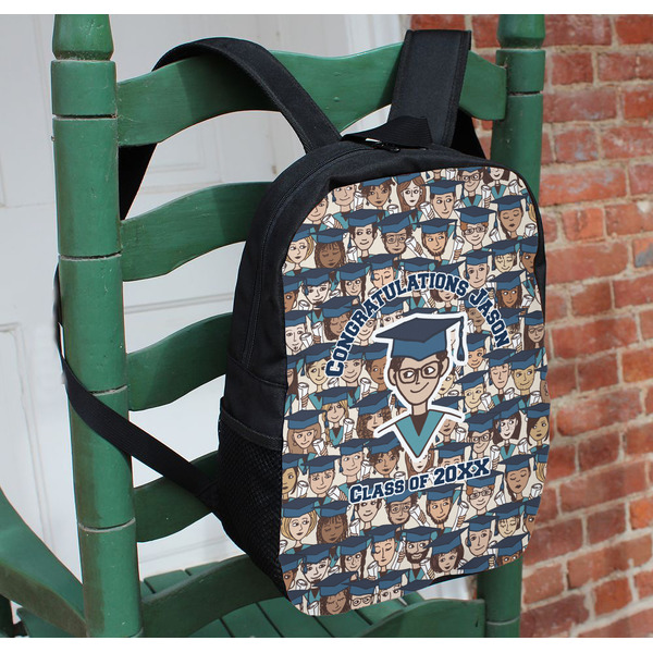 Graduating Students Kids Backpack - In Context