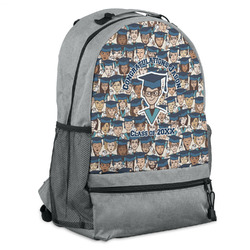Graduating Students Backpack - Grey (Personalized)