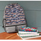 Graduating Students Large Backpack - Gray - On Desk