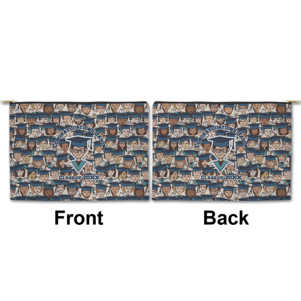 Graduating Students Large Zipper Pouch Approval (Front and Back)