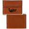 Graduating Students Leather Business Card Holder Front Back Single Sided - Apvl