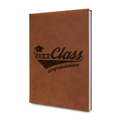 Graduating Students Leather Sketchbook - Small - Double Sided (Personalized)