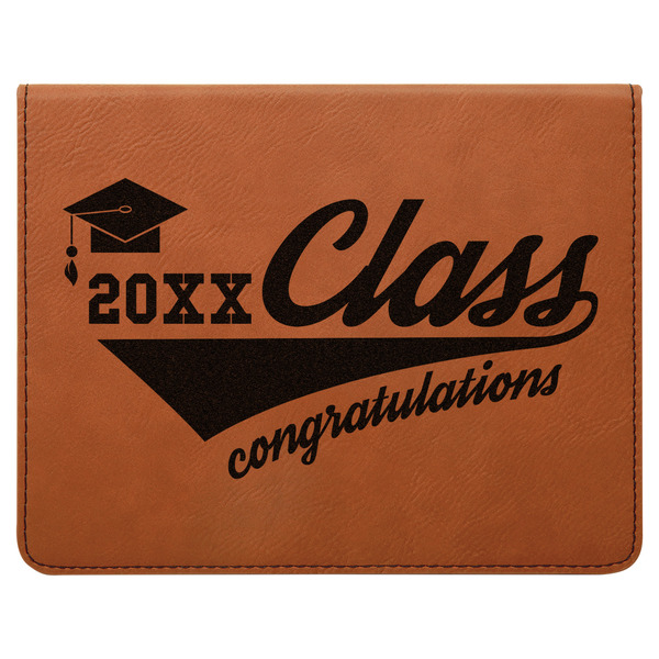 Graduating Students Leatherette 4-Piece Wine Tool Set Flat