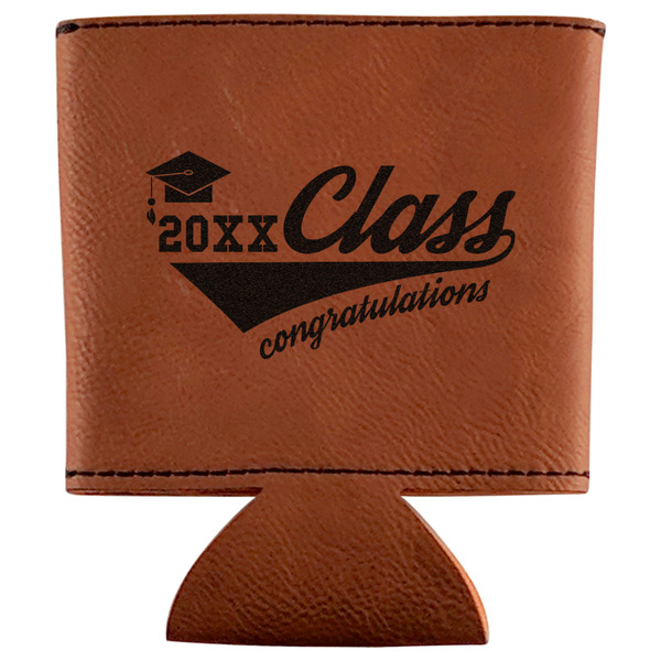 Custom Graduating Students Leatherette Can Sleeve (Personalized)