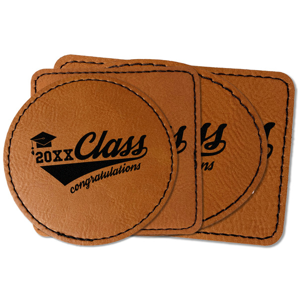 Custom Graduating Students Faux Leather Iron On Patch (Personalized)