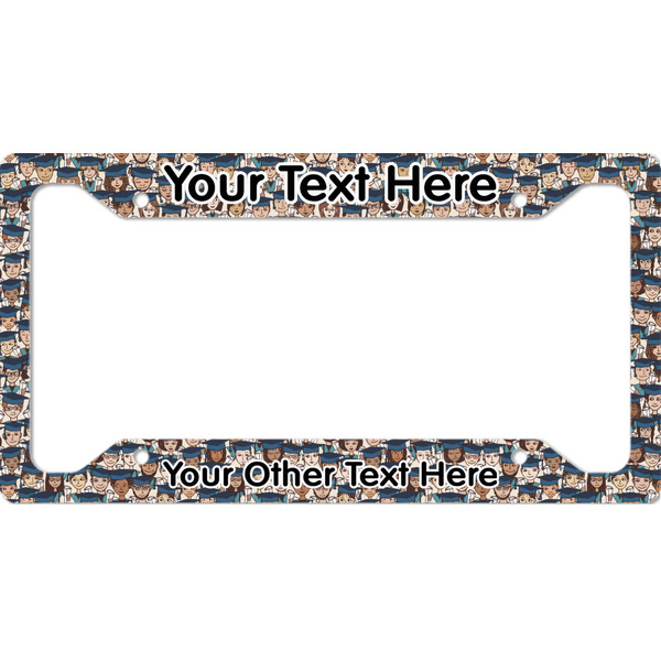 Custom Graduating Students License Plate Frame - Style A (Personalized)