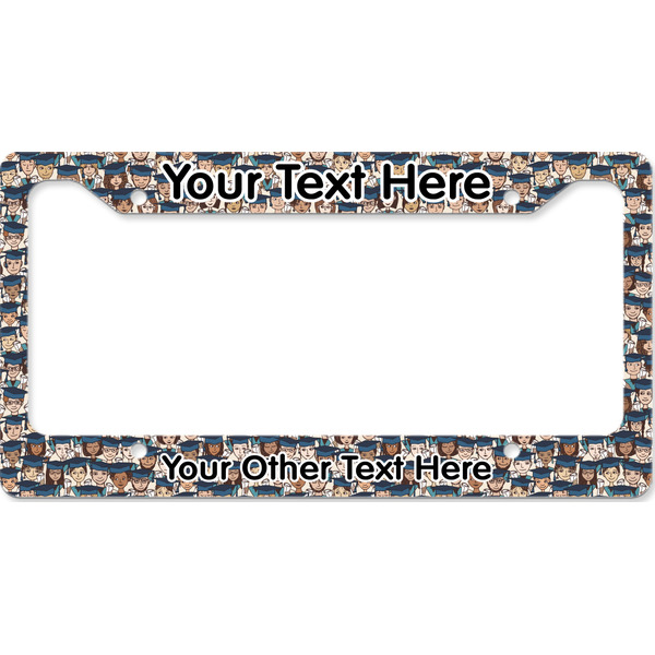 Custom Graduating Students License Plate Frame - Style B (Personalized)