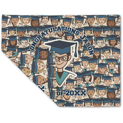 Graduating Students Double-Sided Linen Placemat - Single w/ Name or Text