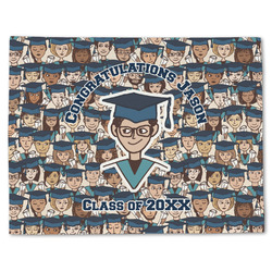 Graduating Students Single-Sided Linen Placemat - Single w/ Name or Text