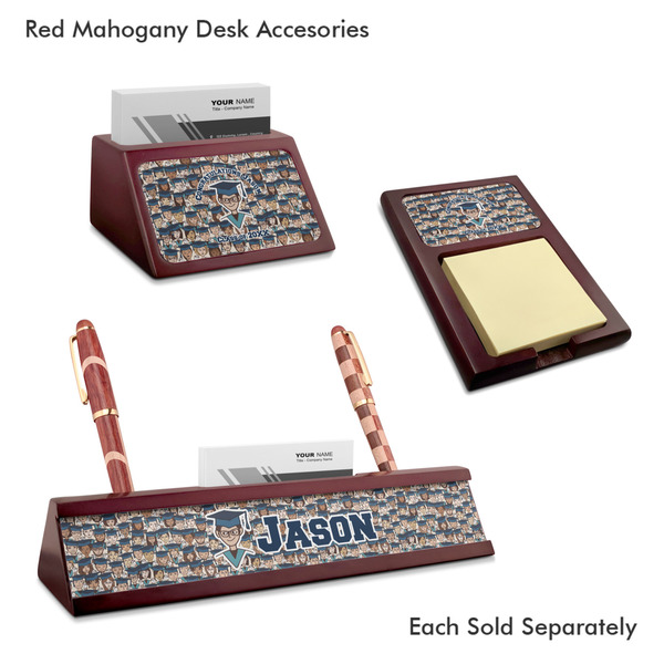 Graduating Students Mahogany Desk Accessories