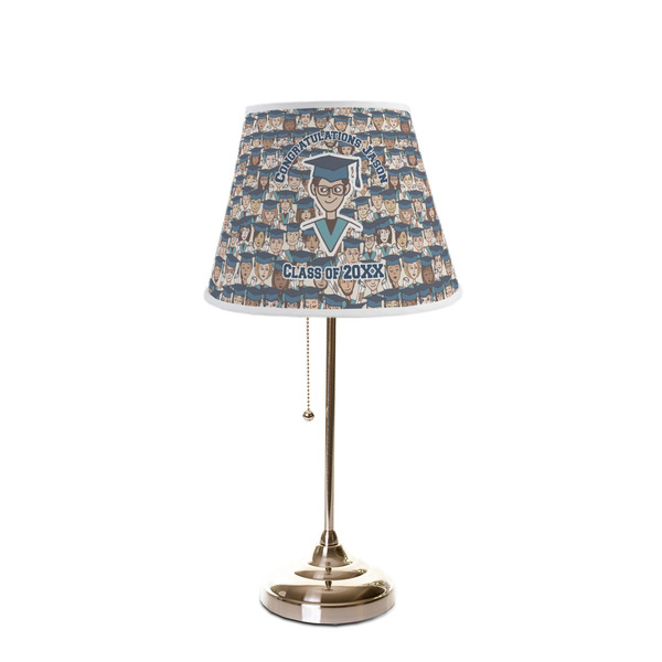 Graduating Students Poly Film Empire Lampshade - On Stand