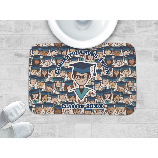 Graduating Students Memory Foam Bath Mat - LIFESTYLE 34x21