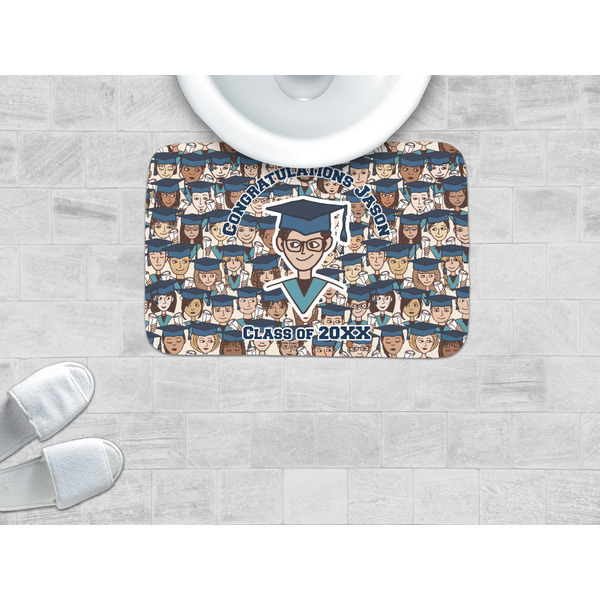 Graduating Students Memory Foam Bath Mat - LIFESTYLE