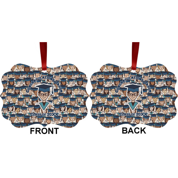 Graduating Students Metal Benilux Ornament - Front and Back (APPROVAL)