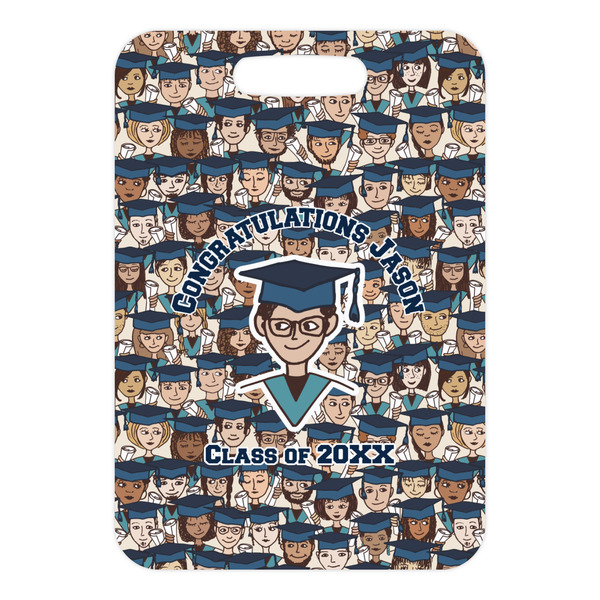 Graduating Students Metal Luggage Tag - Front Without Strap