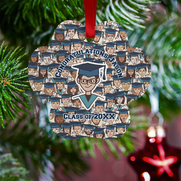 Graduating Students Metal Paw Ornament - Lifestyle