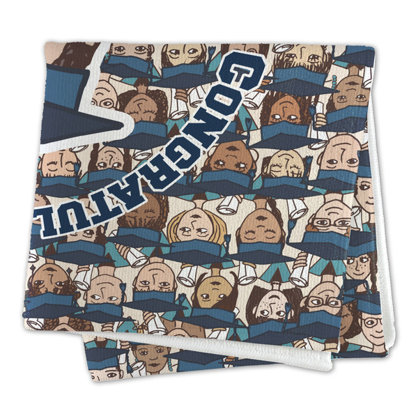 Graduating Students Microfiber Dish Rag - FOLDED (square)