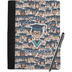 Graduating Students Notebook Padfolio - Large w/ Name or Text