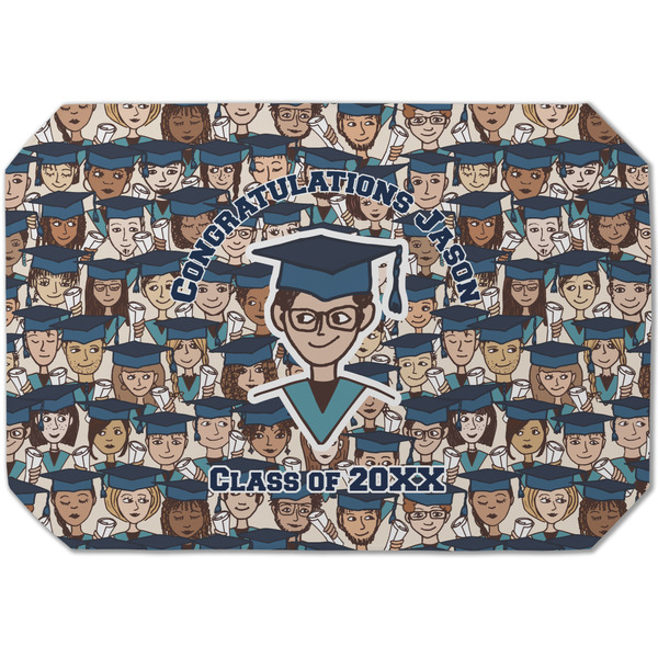 Custom Graduating Students Dining Table Mat - Octagon (Single-Sided) w/ Name or Text
