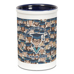 Graduating Students Ceramic Pencil Holders - Blue
