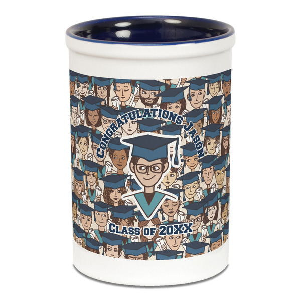 Graduating Students Pencil Holder - Blue