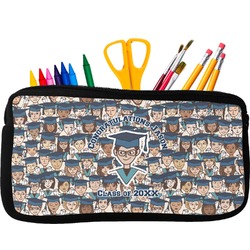 Graduating Students Neoprene Pencil Case - Small w/ Name or Text