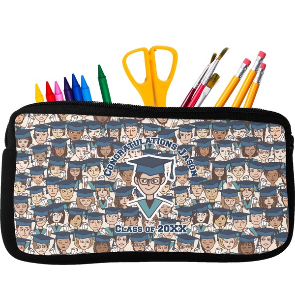 Custom Graduating Students Neoprene Pencil Case (Personalized)